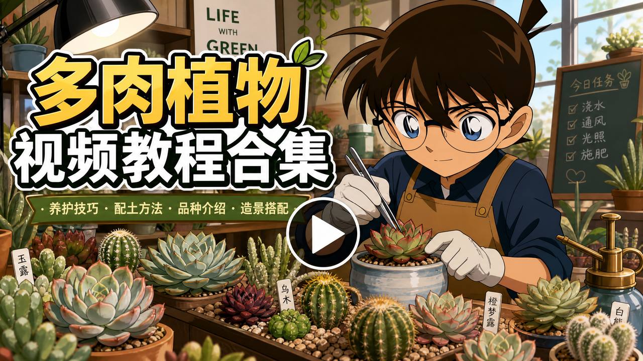 暗网多肉植物视频教程合集